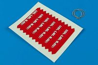 Remove before flight flags - IDF - white lettering - Image 1