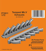 Tempest Mk.V Exhausts (For Airfix Kit) - Image 1