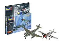 Messerschmitt Me262 & P-51B Mustang Combat Set - Model Set