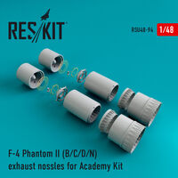 F-4 Phantom II (B/C/D/N) exhaust nossles for Academy Kit