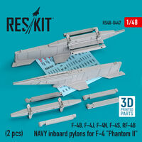 NAVY Inboard Pylons For F-4 Phantom II (2 pcs) (F-4B, F-4J, F-4N, F-4S, RF-4B) - Image 1