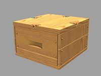 US Ammo Boxes for 0,5 ammo (Wooden Pattern)