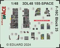 F-16C Block 25 SPACE TAMIYA