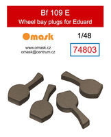 Messerschmitt Bf-109 E Wheel Bay Plugs (for Eduard kits) - Image 1