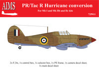 PR Hawker Hurricane Mk.I / Mk.II - conversion for any kit (for Airfix, Arma Hobby, Hasegawa, Hobby 2000, Heller and Revell kits) - Image 1