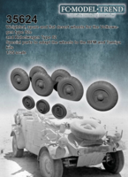 Balloon weighted wheels for Kubelwagen and Volkswagen