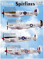 Silver Supermarine Spitfire V/IX/XVI (4 schemes) - Image 1