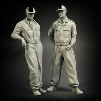 Waffen-SS cammo overall tankers set