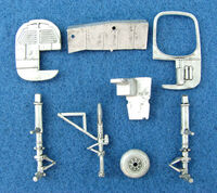 North American B-25 Mitchell - Landing Gear (designed to be used with Hasegawa kits) - Image 1