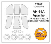 AH-64A Apache (ACADEMY/ MODELIST) + wheels masks - Image 1