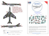 Hawker Hunter FGA.9 / Mk.58 / F.6 - camouflage pattern paint masks (for Academy, Airfix and Italeri kits)