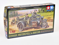 German Motorcycle and Sidecar