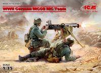 WWII German MG08 MG Team (2 figures)