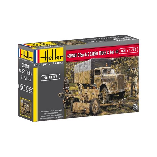 German 3 Ton 4x2 Cargo Truck & Pak 40 OPEL BLITZ - Image 1