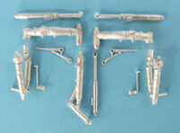 Mikoyan MiG-23 M / MF / ML / BN Flogger - Landing Gear (designed to be used with Eduard kits and Trumpeter kits)
