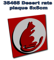 "Desert rats" plaque
