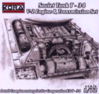 T-34 V-2 engine+transmission set