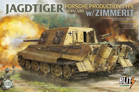 JAGDTIGER PORSCHE PRODUCTION TYPE Sd.Kfz.186 w/ZIMMERIT - Image 1