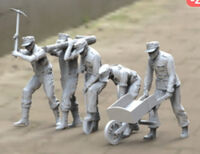 German WWII Sappers (5 figures) - Image 1