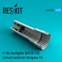 F-104 Starfighter (A/C/D/J/G) exhaust nozzle for Hasegawa Kit