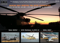 HMM-264 Rein Black Knights - USMC AV-8B NA, AV-8B+, CH-46E, & CH-53E on USS Bataan - Image 1