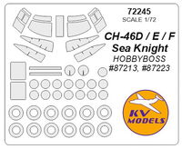 CH-46D / E / F Sea Knight (HOBBYBOSS) + wheels masks