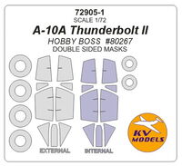 A-10A Thunderbolt II (HOBBY BOSS) - (double sided) + wheels masks