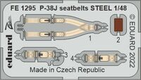 P-38J seatbelts STEEL TAMIYA - Image 1