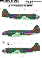 Commando decals BOAC