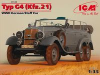 Typ G4 (Kfz.21), WWII German Staff Car - Image 1