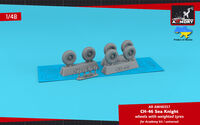 CH-46 Sea Knight wheels w/ weighted tyres - Image 1