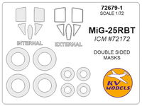 МiG-25RBT / RB / RBF (ICM) - (double sided) + wheels masks