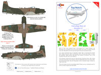 Douglas Skyraider A-1 H/J - camouflage pattern paint masks (for Zoukei-Mura kits) - Image 1