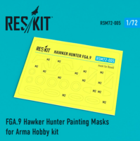 Hawker Hunter FGA.9 Painting Masks for Revell kit - Image 1