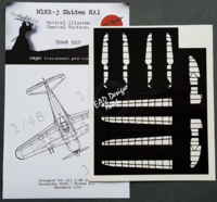 N1K2-J Shiden KAI Control Surfaces