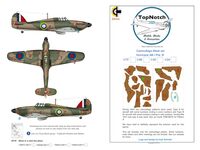 Hawker Hurricane Mk.I - Pattern B camouflage pattern paint masks - Image 1