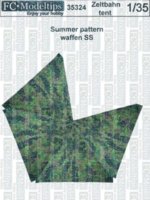 Zeltbahn tent for 4 person, summer pattern - Image 1