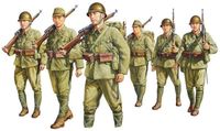 IJA Infantry Marching Set - 6 figurek - Image 1