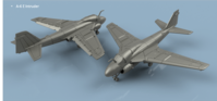 A-6 E Intruder unfolded wings (5 planes) - Image 1