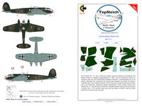 Heinkel He-111 - camouflage pattern paint mask (for Revell and ICM kits)