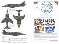 BAe Harrier GR.3 - WRAP camouflage pattern paint masks (for Airfix, Esci, Fujimi, Hasegawa, Marfix, Italeri, Matchbox and Seminar kits) - Image 1