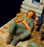 Exhausted US Marine Vietnam - Image 1