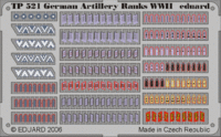 German Artillery Ranks WWII