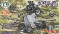 German Anti-tank gun 37 mm PAK 35/36 and 42 mm PAK 41