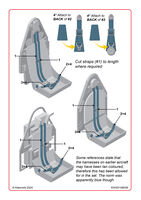 Fairey Gannet AS.1/AS.4 - Seat-Belt Harness (for Airfix 11007 kit)