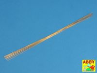 Brass Round Rods Ø 0,6mm x 245mm (8pcs)