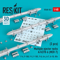 Multiple ejector racks A/A37B-6 (MER-7) (3 pcs) (F-4, F-100, F-5, F-105, F-8, A-4, A-7, A-10, Kfir)