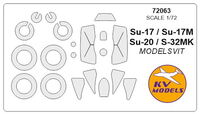 Su-17 / Su-17M / Su-20 / S-32MK (MODELSVIT) + wheels masks - Image 1