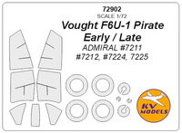 Vought F6U-1 Pirate Early/Late (Admiral) + wheels masks - Image 1