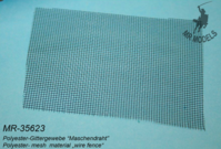 Polyester- mesh material „wire fence“